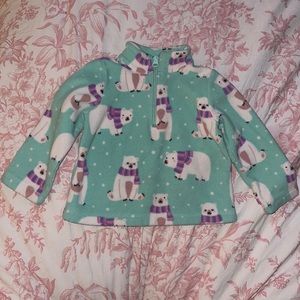 Toddler Blue Polar Bear Sweater